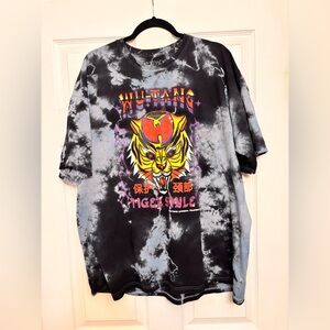 Wu-Tang Clan: Black Tie-Dye Men's Shirt